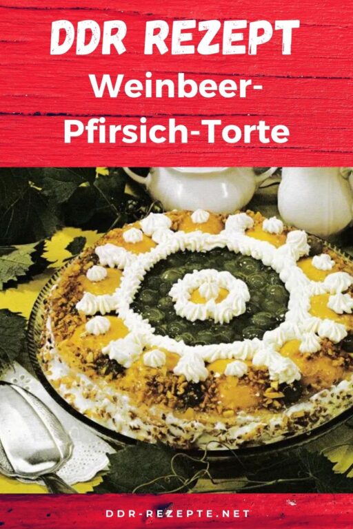Weinbeer-Pfirsich-Torte