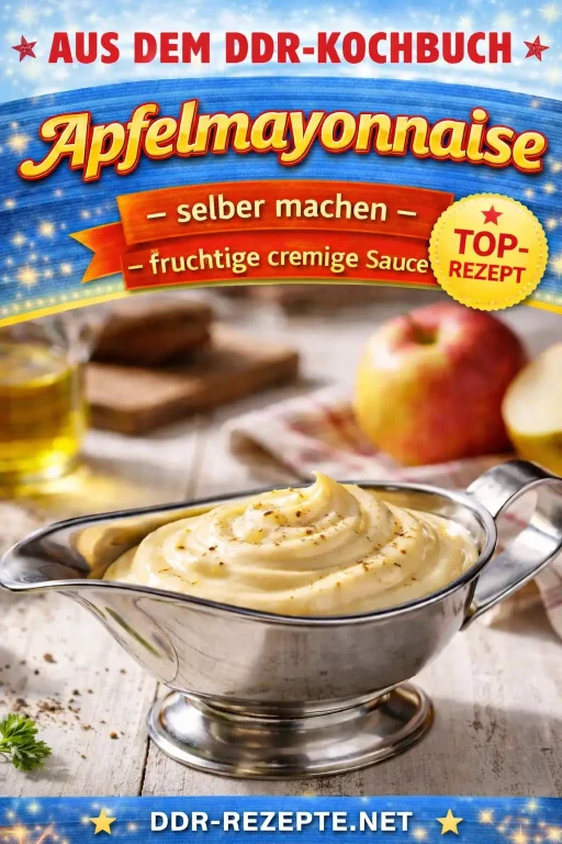 Apfelmayonnaise selber machen – fruchtige cremige Soße