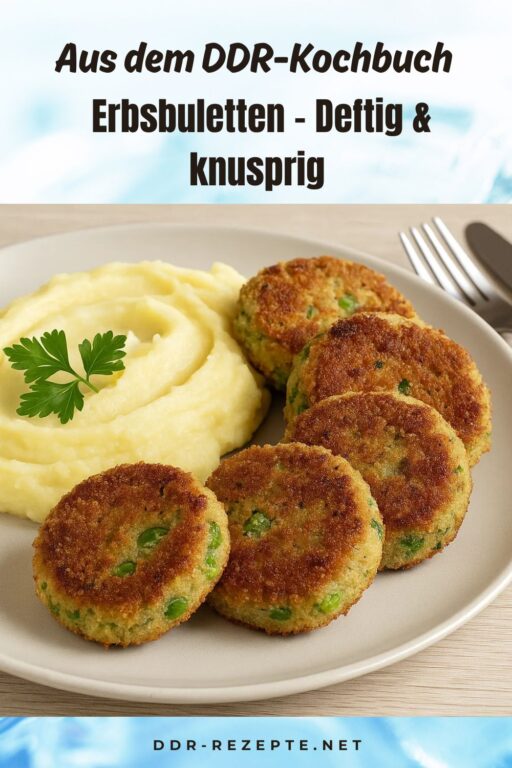 Erbsbuletten – Deftig & knusprig