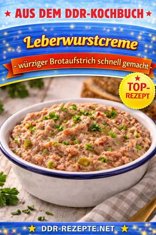 Leberwurstcreme – würziger Brotaufstrich schnell gemacht
