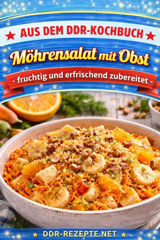 Möhrensalat mit Obst – fruchtig und erfrischend zubereitet