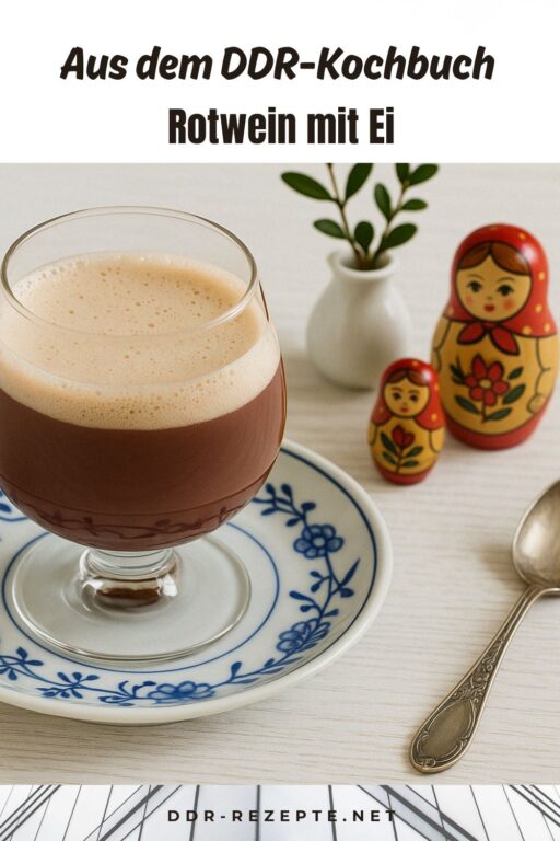 Rotwein mit Ei