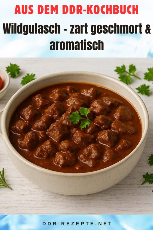 Wildgulasch – zart geschmort & aromatisch