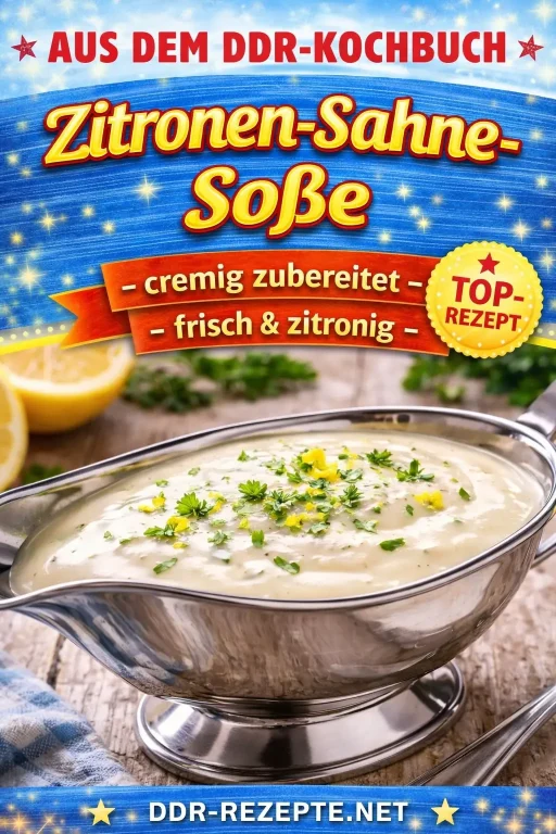 Zitronen-Sahne-Soße – cremig und frisch zubereitet