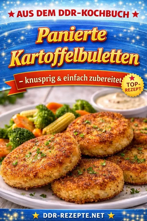 Panierte Kartoffelbuletten – knusprig & einfach zubereitet