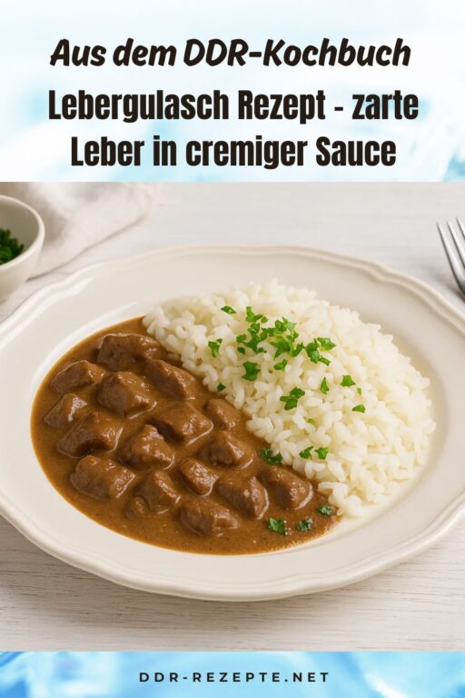 Lebergulasch Rezept – zarte Leber in cremiger Sauce