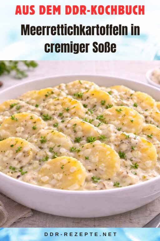 Meerrettichkartoffeln in cremiger Soße