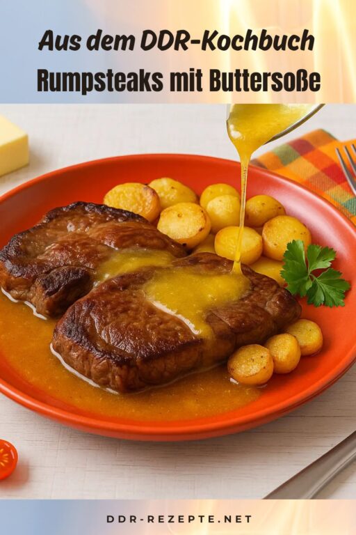 Rumpsteaks mit Buttersoße