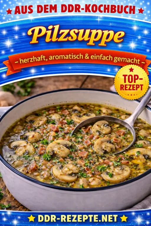 Pilzsuppe – herzhaft, aromatisch & einfach gemacht
