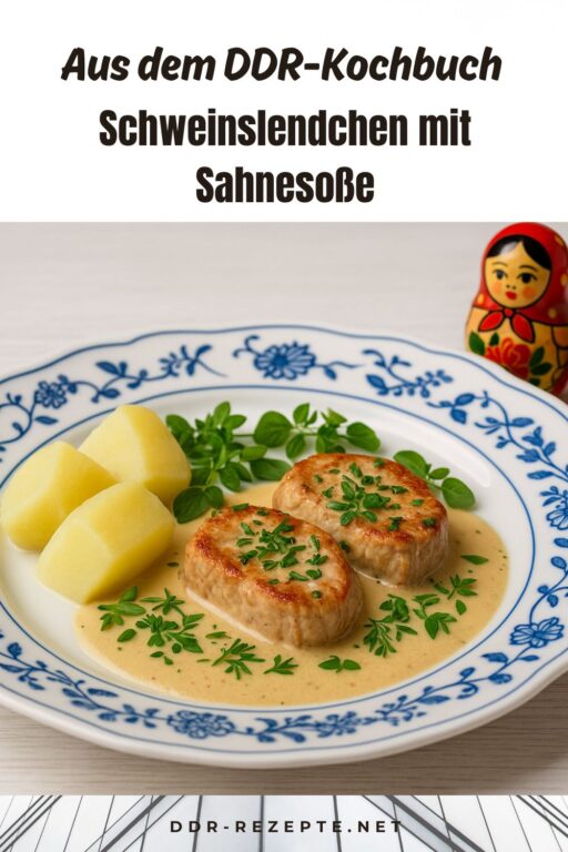 Schweinslendchen mit Sahnesoße