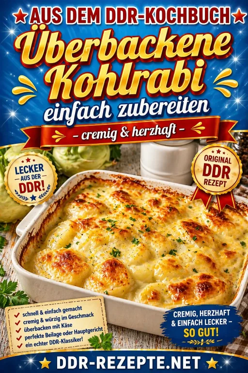 Überbackene Kohlrabi einfach zubereiten – cremig & herzhaft