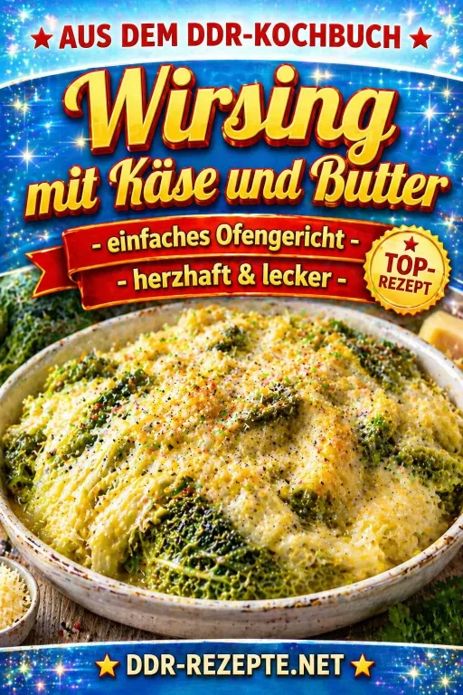 Wirsing mit Käse und Butter – einfaches Ofengericht
