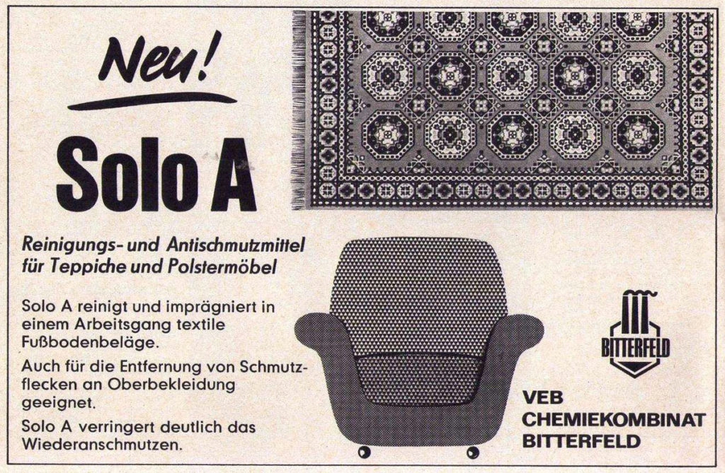 VEB Chemiekombinat Bitterfeld, Werbung aus dem Jahr 1980