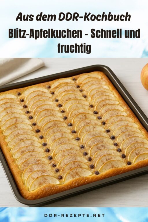 Blitz-Apfelkuchen – Schnell und fruchtig
