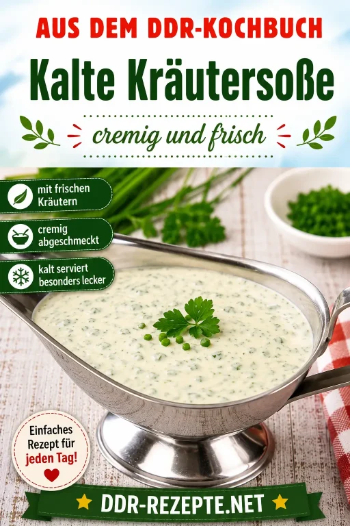 Kalte Kräutersoße – cremig und frisch