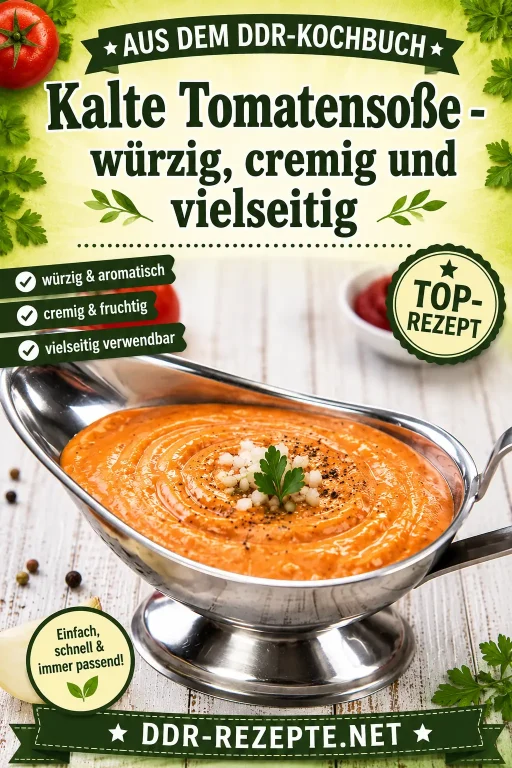 Kalte Tomatensoße – würzig, cremig und vielseitig