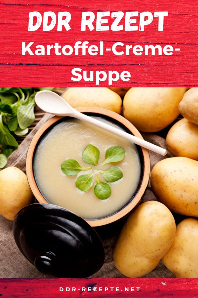 Kartoffel-Creme-Suppe » DDR-Rezept » einfach &amp; genial!