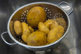 Kartoffeln in der Schale gekocht