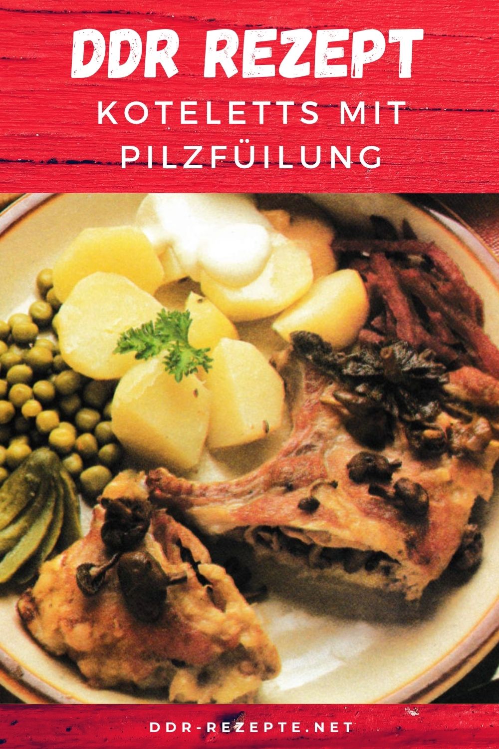 Koteletts mit Pilzfüllung - ČSSR-Klassiker neu entdeckt!