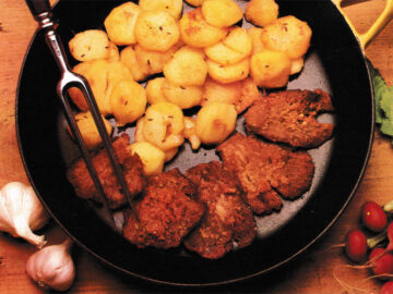 Austernseitlinge auf Knoblauch