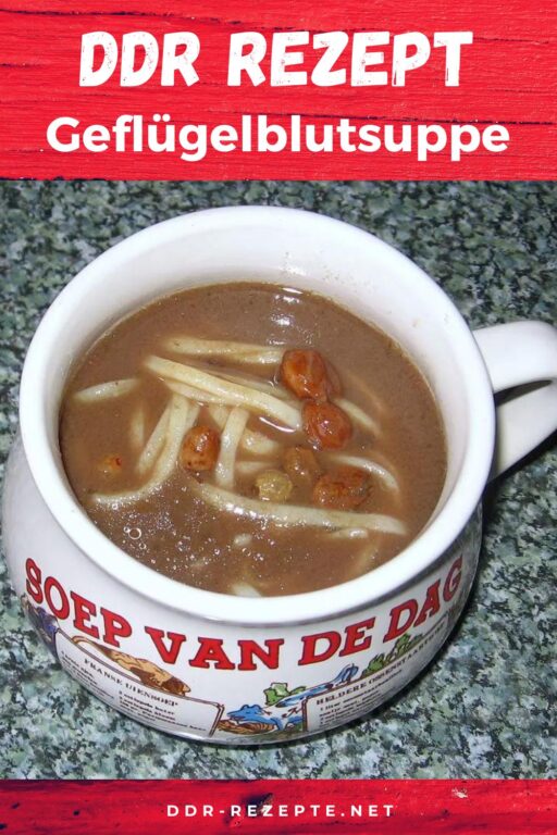 Geflügelblutsuppe