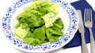 Grüner Salat mit Essig