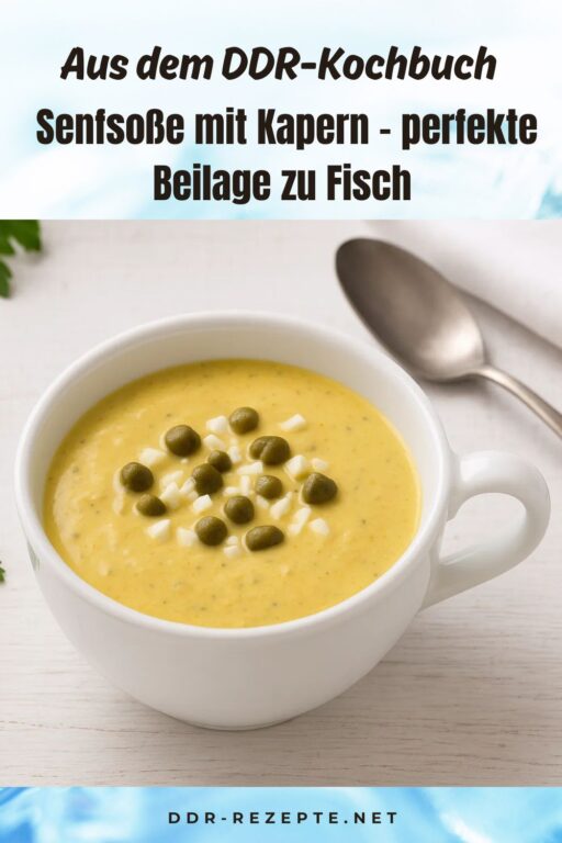Senfsoße mit Kapern – perfekte Beilage zu Fisch