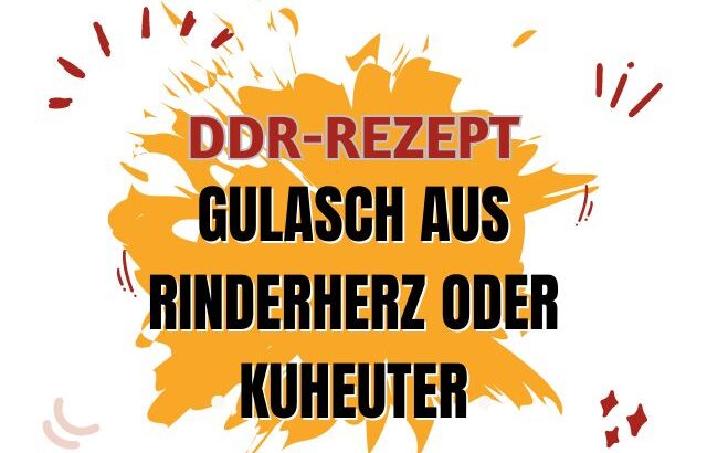 Gulasch aus Rinderherz oder Kuheuter