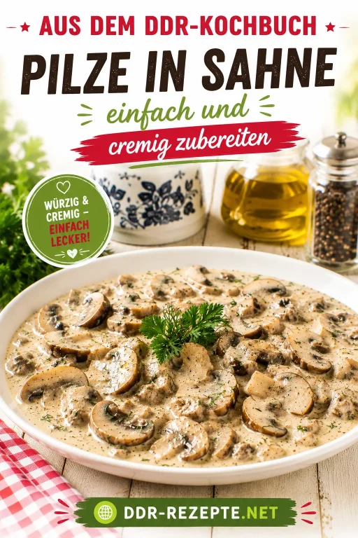 Pilze in Sahne einfach und cremig zubereiten