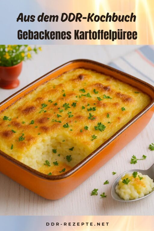 Gebackenes Kartoffelpüree