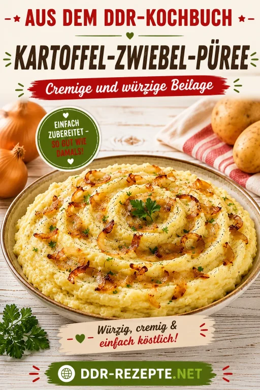 Kartoffel-Zwiebel-Püree – Cremige und würzige Beilage