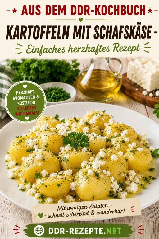 Kartoffeln mit Schafskäse – Einfaches herzhaftes Rezept