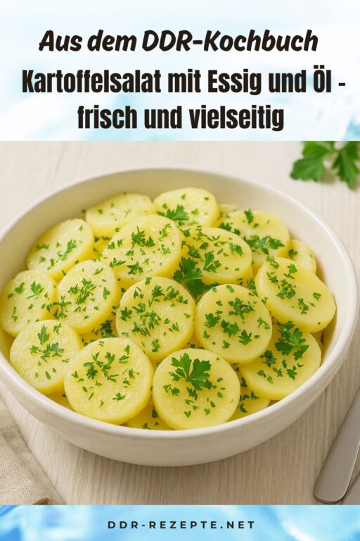 Kartoffelsalat mit Essig und Öl – frisch und vielseitig