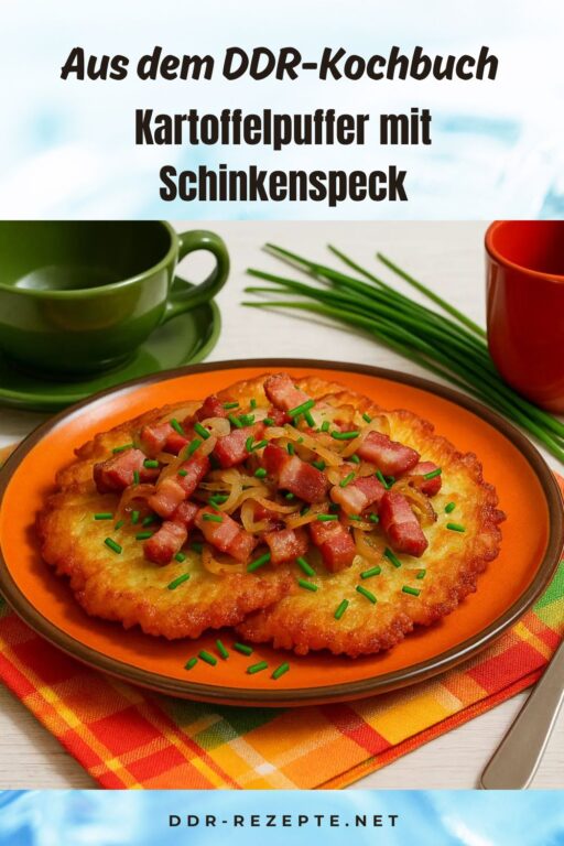 Kartoffelpuffer mit Schinkenspeck