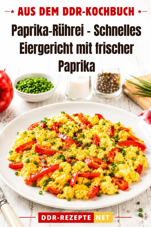 Paprika-Rührei – Schnelles Eiergericht mit frischer Paprika