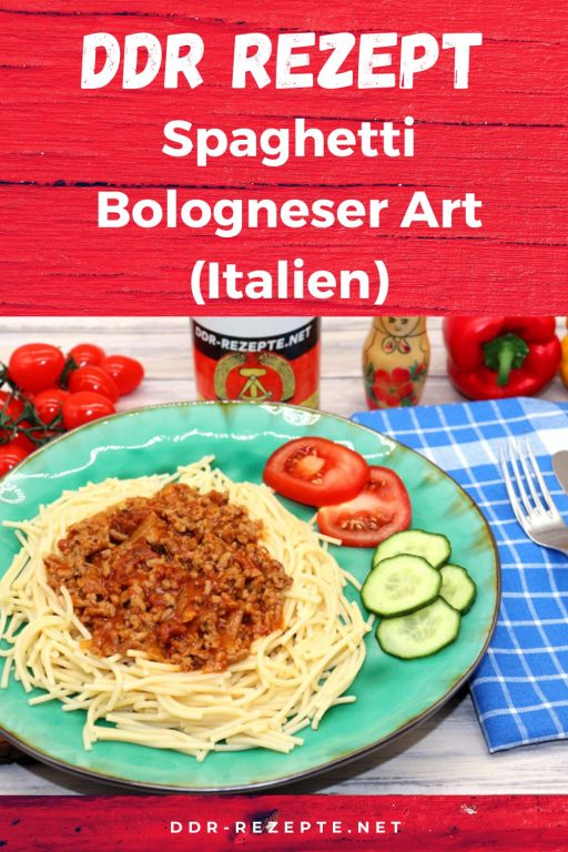 Spaghetti Bologneser Art (Italien)