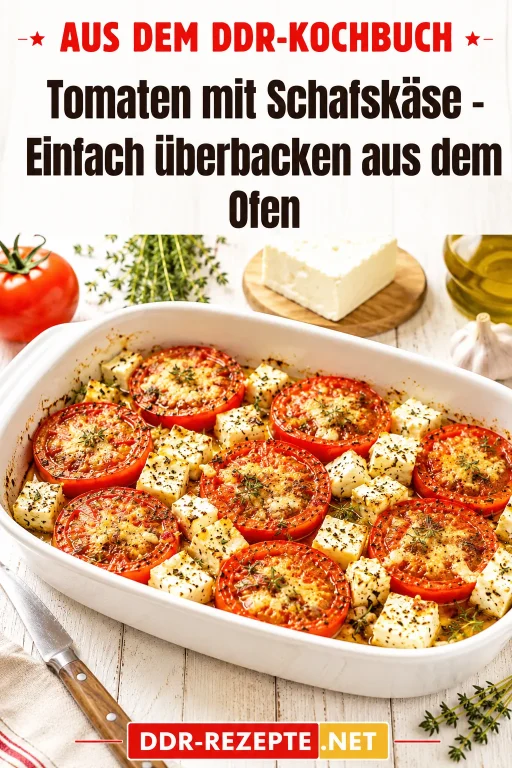 Tomaten mit Schafskäse – Einfach überbacken aus dem Ofen