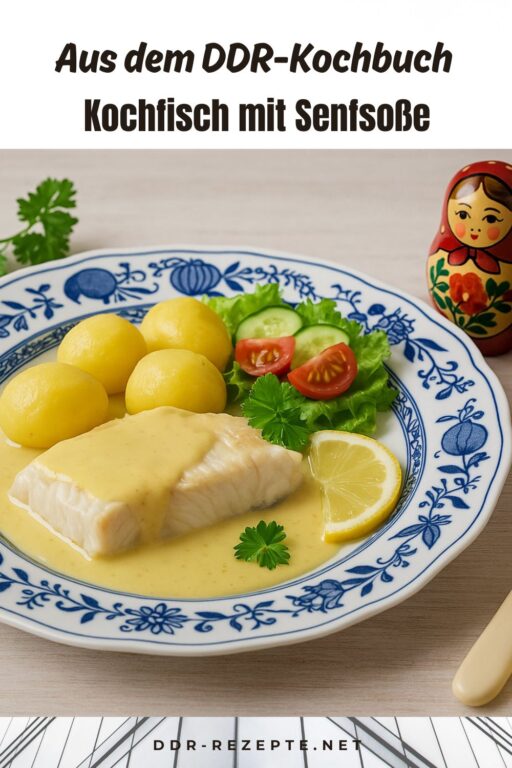 Kochfisch mit Senfsoße