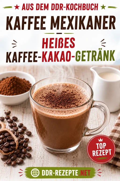 Kaffee Mexikaner – Heißes Kaffee-Kakao-Getränk