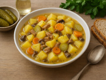 Saure Kartoffelstückchen