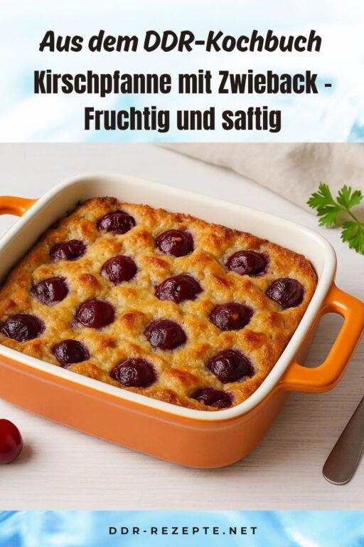 Kirschpfanne mit Zwieback – Fruchtig und saftig
