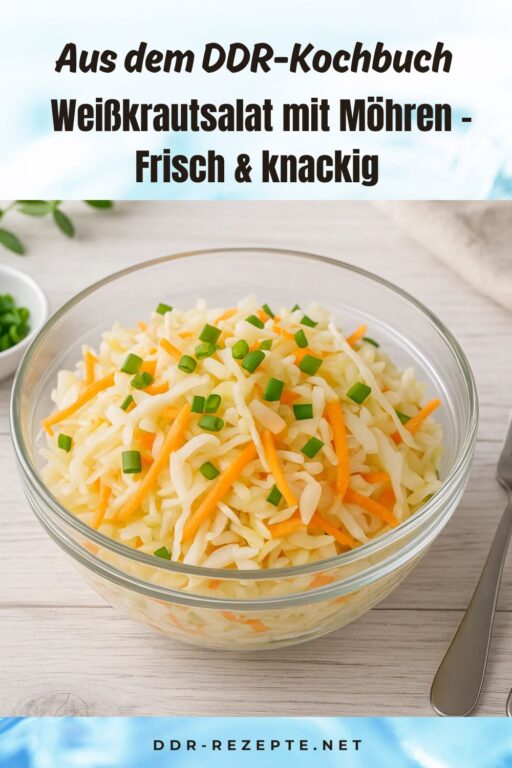 Weißkrautsalat mit Möhren – Frisch & knackig