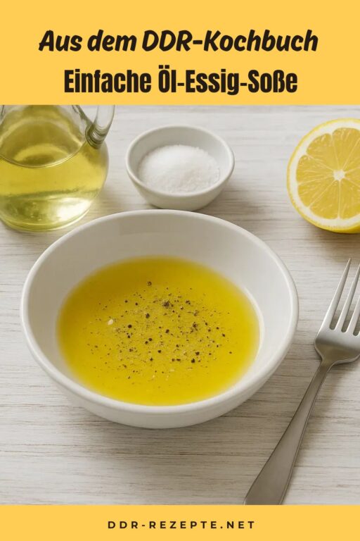 Einfache Öl-Essig-Soße