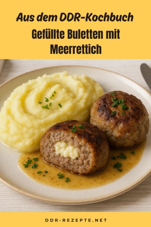 Gefüllte Buletten mit Meerrettich