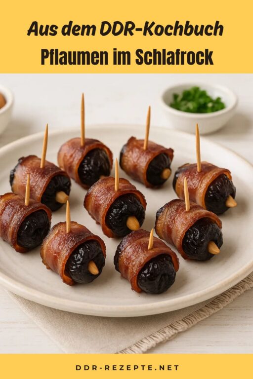 Pflaumen im Schlafrock