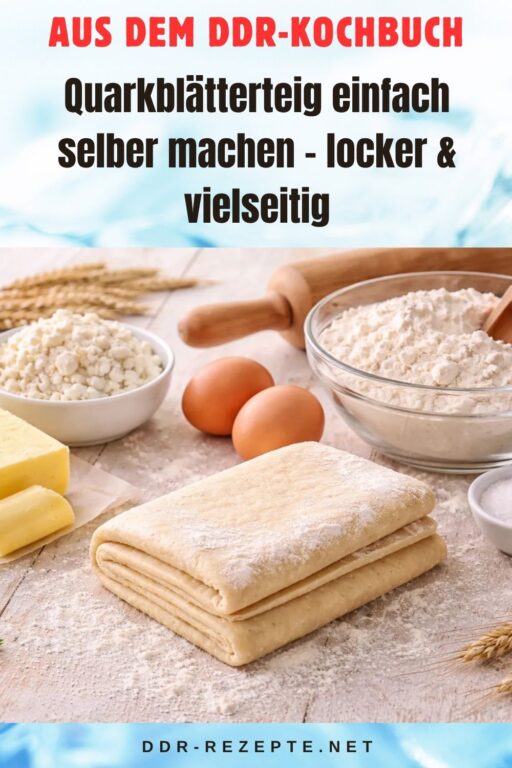 Quarkblätterteig einfach selber machen – locker & vielseitig