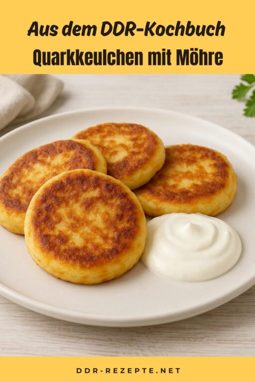 Quarkkeulchen mit Möhre