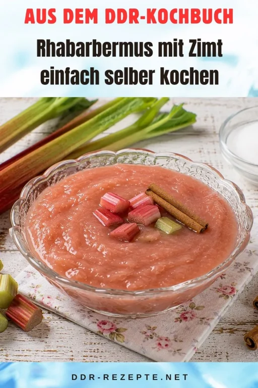 Rhabarbermus mit Zimt einfach selber kochen