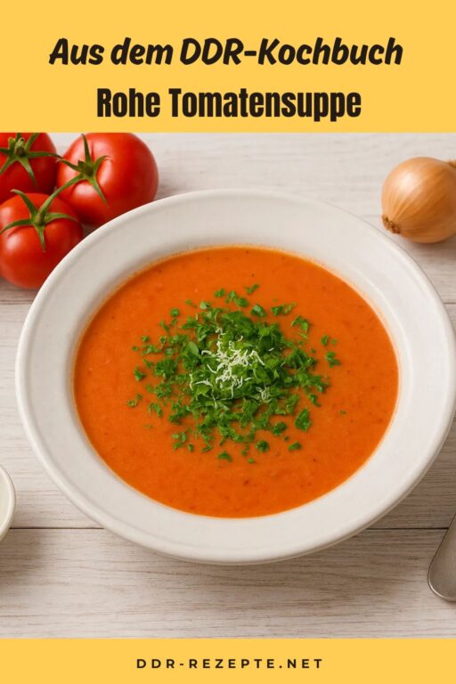 Rohe Tomatensuppe