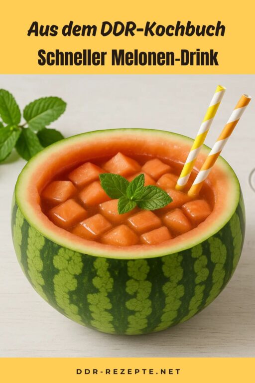 Schneller Melonen-Drink